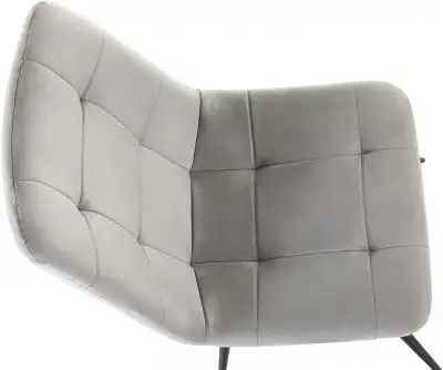 Стул для дома Бюрократ CH-K1_4 комплект 4шт св.серый Holland 09 металл черный на ножках (CH-K1_1/HL09_4)