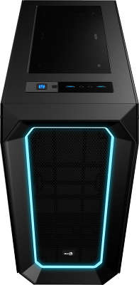 Корпус Aerocool [Project 7] P7-C0 черный , два акриловых окна , ATX, без БП, 2x USB 3.0
