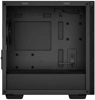 Корпус Deepcool CH370 черный без БП mATX 7x120mm 4x140mm 2xUSB3.0 audio bott PSU