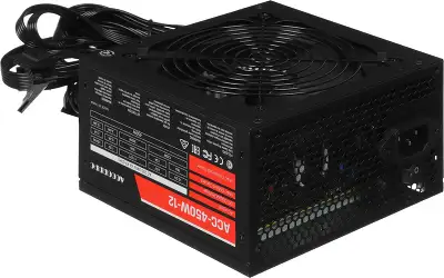 Блок питания Accord ATX 450W ACC-450-12 (20+4pin) 120mm fan 4xSATA