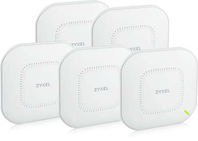 Точка доступа ZYXEL NebulaFlex Pro WAX510D, LAN: 1x1 Гбит/с, 802.11a/b/g/n/ac/ax, 2.4 / 5 ГГц, 5шт