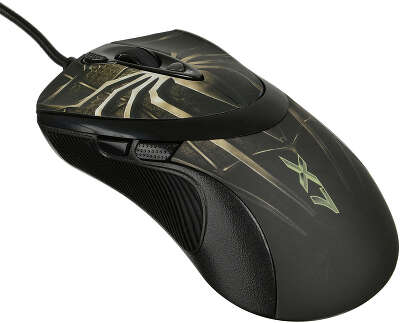 Мышь A4Tech Oscar Editor XL-747H коричневый/рисунок лазерная 3600dpi USB2.0 6but (XL-747H (BROWN SPIDER))