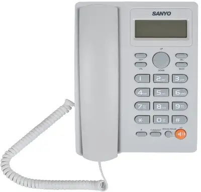 Телефон проводной Sanyo RA-S306W белый