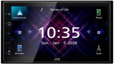 Автомагнитола JVC KW-M560BT 2DIN 4x50Вт v4.2 6.8" RDS