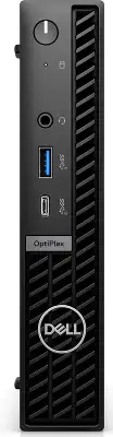 Неттоп Dell Optiplex 7020 Micro Core 300T (3.4) 8Gb SSD256Gb UHDG 710 Linux Ubuntu GbitEth WiFi BT 90W мышь клавиатура черный (7020-1860)