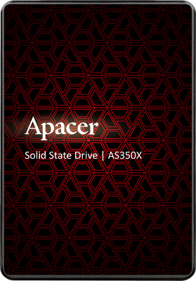 Твердотельный накопитель Apacer SSD PANTHER AS350X 128Gb SATA 2.5" 7mm, R560/W540 Mb/s, 3D NAND, IOPS 38K/75K, MTBF 1,5M, 75TBW, Retail, 3 years (AP128GAS350XR-1)