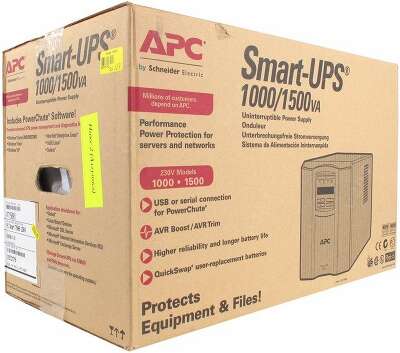 ИБП APC Chinese version Smart-UPS, 1500VA, 980W, IEC, USB, черный