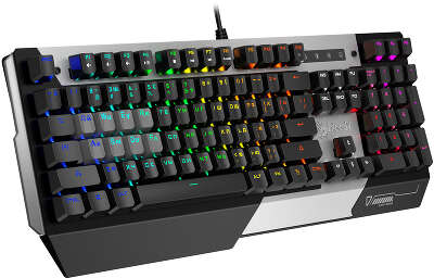 Клавиатура A4Tech Bloody B865N механическая серый/черный USB for gamer LED