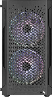 Корпус AeroCool Trinity Mini-G-BK v2, черный, mATX, Без БП (ACCS-PV32033.11)