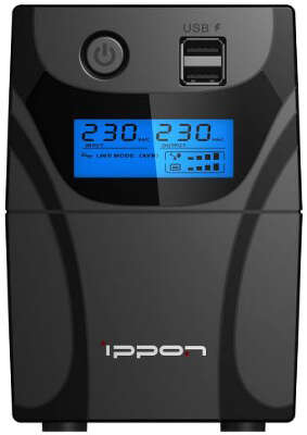 ИБП Ippon Back Power Pro II 600 360Вт 600ВА черный