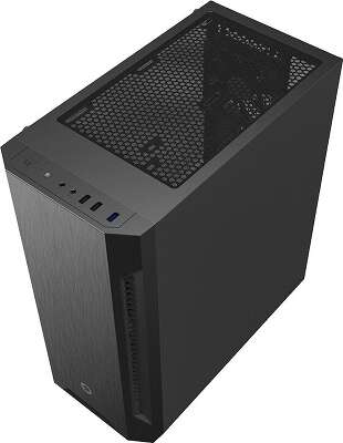 Корпус GameMax Fortress TG, черный, ATX, Без БП (Fortress TG)
