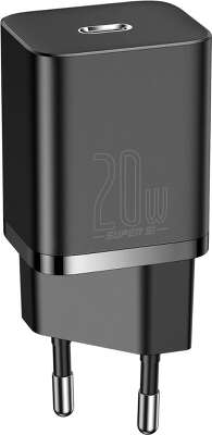 Зарядное устройство Baseus Super Si Quick Charger USB-C 20W, Black [CCSUP-B01]