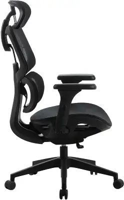 Кресло Cactus CS-MC555-BK черный сетка с подголов. крестов. пластик пластик черный