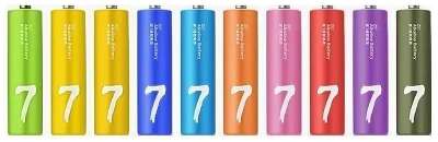 Батарея CUKTECH AAA rainbow alkaline battery (24 pellet)