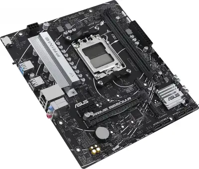 Материнская плата Asus PRIME B650M-R Socket AM5 AMD B650 2xDDR5 mATX AC`97 8ch(7.1) 2.5Gg RAID+HDMI