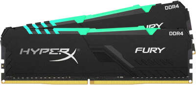 Набор памяти DDR4 DIMM 2*8192Mb DDR3000 Kingston HyperX Fury RGB (HX430C15FB3AK2/16)