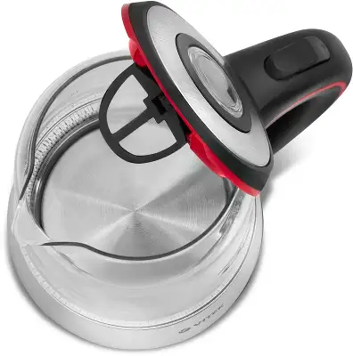 Чайник электрический Vitek VT-7009 1.7л. 2200Вт прозрачный корпус: стекло