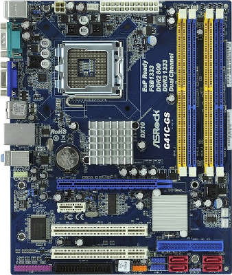 Мат. плата P5 ASRock ASR-G41C-GS R2.0 (DDR2, DDR3)