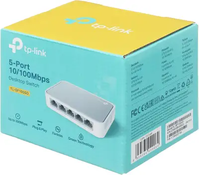 Коммутатор TP-Link TL-SF1005D (L2) 5x100Мбит/с неуправляемый