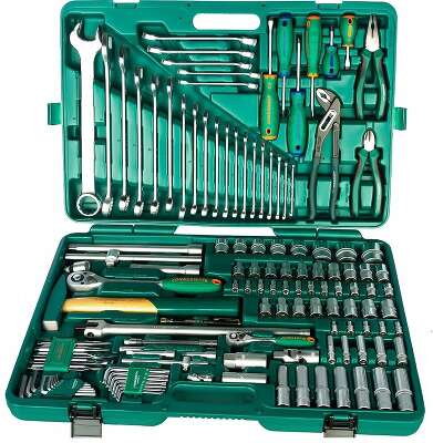 JONNESWAY (S04H524127S) Набор инструмента универсальный 1/2" и 1/4" DR, 127 предметов