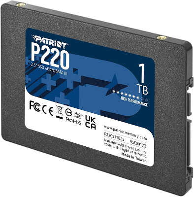 Твердотельный накопитель 2.5" SATA3 1Tb Patriot P220 [P220S1TB25] (SSD)