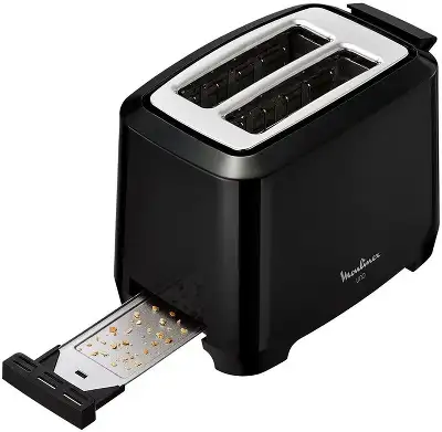 Тостер Moulinex Uno LT140811 800Вт черный