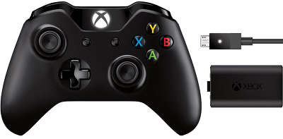 Беспроводной геймпад для Xbox One с разъемом 3.5 мм + аккумулятор и кабель [EX7-00007]