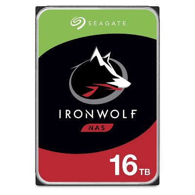 Жесткий диск SATA3 16Tb [ST16000VN001] Seagate IronWolf, 7200rpm, 256Mb