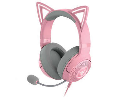 Гарнитура Razer Razer Kraken Kitty V2 - Quartz Ed. Headset/ Razer Kraken Kitty V2 Quartz Ed. Headset