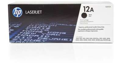 HP Q2612A Картридж ,Black{LaserJet 1010/1018/1020/1012/1015/3015/3020/3030, Black, (2000стр.)}