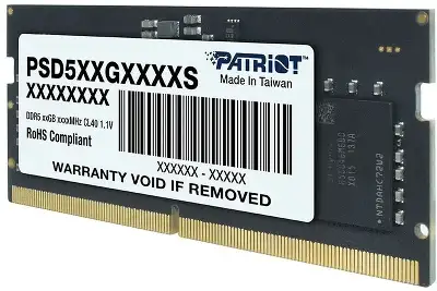 Модуль памяти DDR5 SODIMM 16Gb DDR5600 Patriot Memory Signature Line (PSD516G560081S)