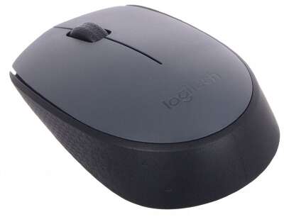 Мышь беспроводная Logitech M170 Gray |910-004642| серая, оптическая, 1000dpi, 2.4 GHz, USB-ресивер, (062887) {10}