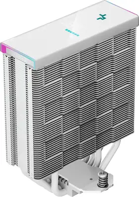 Устройство охлаждения(кулер) Deepcool AK400 Digital ARGB Soc-AM5/AM4/1200/1700/1851 белый 4-pin 28dB Al+Cu LCD 220W 695gr Ret (R-AK400-WHADMN-G)