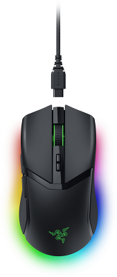 Мышь Razer Cobra Pro черный оптическая (30000dpi) беспроводная BT/Radio USB для ноутбука (8but)