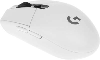 Мышь беспроводная игровая Logitech G304 LIGHTSPEED White (USB, оптическая, 12000 dpi, 6but) (910-005295)