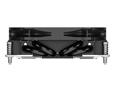 Кулер для процессора ID-COOLING IS-30A BLACK AMD AM5/AM4 низкопрофильный высота 30mm (36шт/кор, TDP 100W, PWM, 4 тепл.трубки прямого контакта, FAN 92mm) BOX