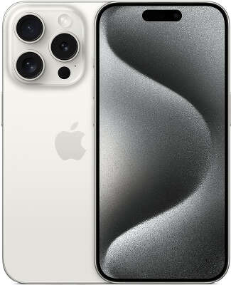 Смартфон Apple A3101 iPhone 15 Pro 1Tb белый титан моноблок 3G 4G 1Sim 6.1" 1179x2556 iOS 17 48Mpix 802.11 a/b/g/n/ac/ax NFC GPS GSM900/1800 Protect