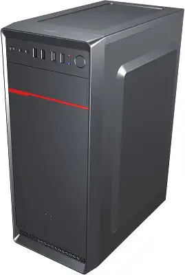 Корпус Digma DCC-MD302 черный без БП ATX 1x80mm 3x120mm 2xUSB2.0 2xUSB3.0 audio