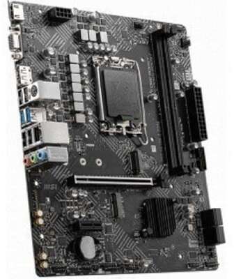 MSI PRO H610M-G DDR4 {Intel H610 LGA1700 2xDDR4-3200 1xPCIex16 4xSATA 1xM.2 HDMI VGA DP / mATX}