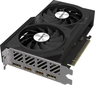 Видеокарта Gigabyte PCI-E 4.0 GV-N4060WF2OC-8GD NVIDIA GeForce RTX 4060 8Gb 128bit GDDR6 2475/17000 HDMIx2 DPx2 HDCP Ret