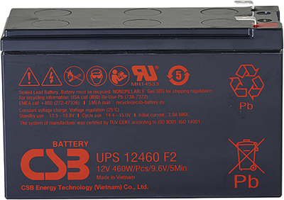 АКБ CSB Аккумуляторная батарея для ИБП (12V/9Ah)