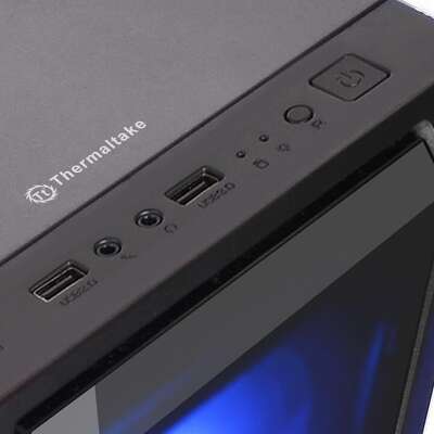 Корпус Thermaltake Versa J22 TG RGB, черный, ATX, Без БП (CA-1L5-00M1WN-01)