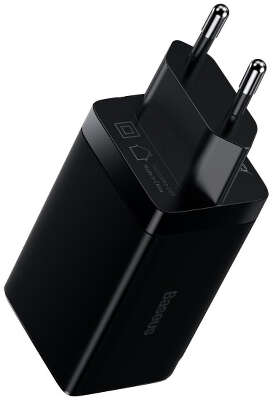 Зарядное устройство Baseus GaN3 Pro Desktop Fast Charger 65W + Xiaobai Cable USB-C 100W, Black [CCGP050101]