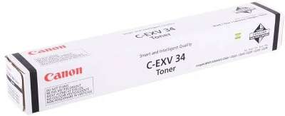 Тонер CANON C-EXV34 BK чёрный,  23 000 страниц