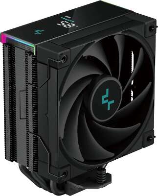 Кулер для процессора DEEPCOOL AK400 G2 DIGITAL NYX LGA1851/1700/1200/115X/AM5/AM4 (12шт/кор, TDP 220W, PWM, Fan 120mm, 4 тепл. трубки, черный) RET (R-AK400G2-BKNNMN-GJD-1)