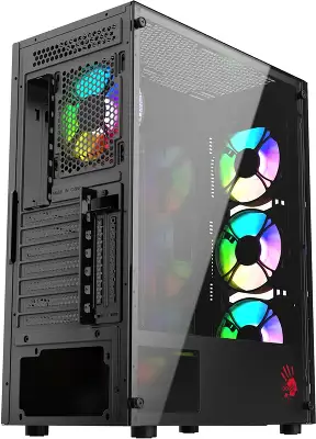Корпус Bloody BD-CC120F черный без БП ATX 8x120mm 1xUSB2.0 1xUSB3.0 audio bott PSU