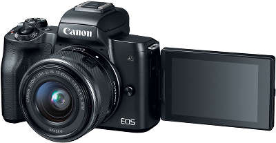 Цифровая фотокамера Canon EOS-M50 Black Kit (EF-M 15-45 мм f/3.5-6.3 IS STM)