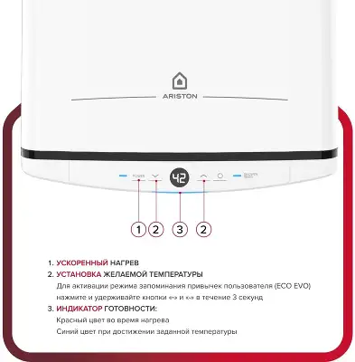 Водонагреватель Ariston Velis Tech Inox PW ABSE 100 2.5кВт 100л электрический настенный/белый