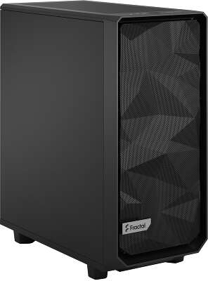 Корпус Fractal Design Meshify 2 Compact, черный, ATX, Без БП (FD-C-MES2C-01)