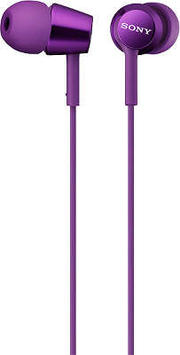 Наушники Sony MDR-EX150, фиолетовые